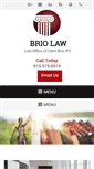 Mobile Screenshot of briolaw.com